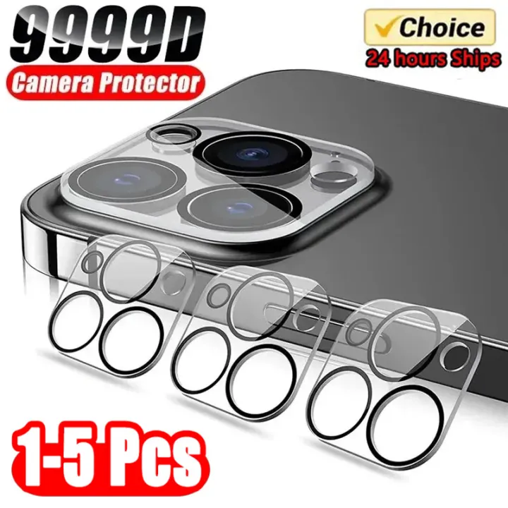 1-5Pcs Full Cover Protective Glass for Iphone 15 11 12 13 Pro XS Max Camera Protector for Iphone 11pro Max 12 13 Mini 14 Pro Max