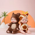 6Pcs Simulation Princess Dolls Toy Mini Cute Sleeping Baby Series Doll Cartoon Animal Toy For Kids Kawaii Dolls Girl's . 