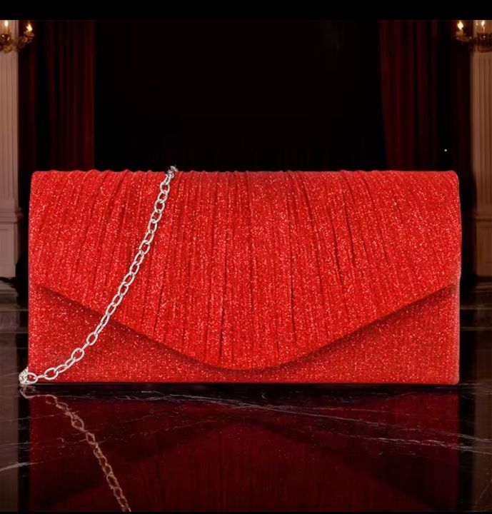 Women's%20Pleated%20Evening%20clutch%20Dinner%20Party%20Handbag%20-%20Image%202