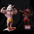18cm Big Muscle Gunpla EVA Unit 01 LED Light Up Bodybuilding Statue RX-78 Zaku Sazabi Nu Yuanzu Action Figures Boys Toy . 