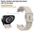 No Gap Silicone Straps for Samsung Galaxy Watch 7/6/5/4 - 20mm Sport Bracelet.