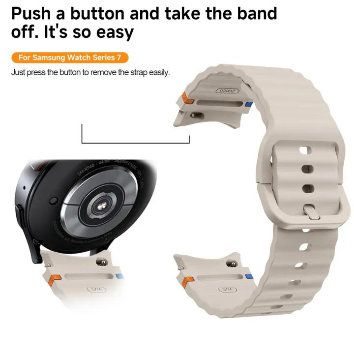 No%20Gap%20Silicone%20Straps%20for%20Samsung%20Galaxy%20Watch%207/6/5/4%20-%2020mm%20Sport%20Bracelet%20-%20Image%204