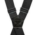 Heavy Duty Suspenders for Men Work Outdoor 3.8cm/1.5inch Y-back 3 Plastic Clips Adjustable Elastic Trouser Braces Strap Belt.