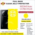 REDMI Note 14 PRO PLUS full Back 360 Protection skin wrap with sides and camera protection premium quality skin wrap for Redmi Note 14 Pro Plus full cover wrap sheet for redmi note 14 pro plus. 