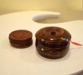 Premium Wooden Coaster Set with Decorative Storage Box | Handcrafted Drink Coasters for Tea, Coffee & Beverages | Home & Kitchen Table Protection. 