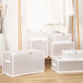 Folding Large Capacity Clothes Storage Bag Quilt Blanket Wardrobe Organizer Waterproof Dust Pouch Household Bedroom Accessories. 