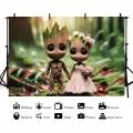 G-groot Decoration Background Photography Party Bedroom Living Room Decoration Shooting Background Cloth Tapestry Flag. 