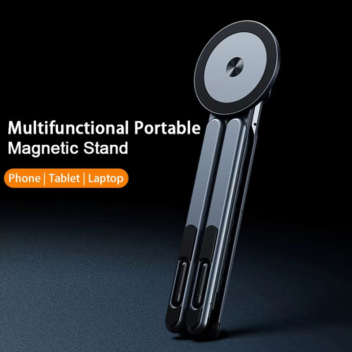Multifunctional%20Magnetic%20Phone%20Holder%20Handheld%20Selfle%20Stick%20Foldable%20Tripod%20Portable%20Desk%20Stand%20for%20iPhone%20ipad%20Tablet%20Laptop%20-%20Image%202