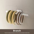 No-punch Organizer For Hair Bands And Clips Smooth Corners And Easy To Install Suitable For A Wide Range Of Applications. 