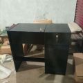 Dressing table with foldable Mirror for Girls, "Modern Beauty Hub: Foldable Mirror Dressing Table for Small Spaces". 