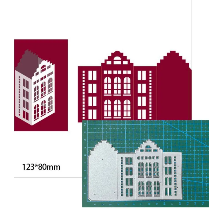 houses%20building%20metal%20cutting%20dies%20mold%20Scrapbooking%20decoration%20paper%20craft%20knife%20mould%20blade%20punch%20template%20Embossing%20stencils%20-%20Image%203
