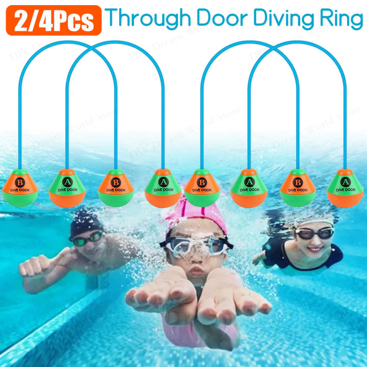 Through Door Diving Ring Underwater Swimming Game Aids Dive Door ...
