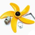 12" inch12 volt DC moter diy 5 wings fan. 
