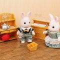 Forest Animal Family Dollhouse Furniture 1/12 Miniature Toys Girl Dolls Accessories Bedroom Bathroom Dollhouse Kit For Dolls.