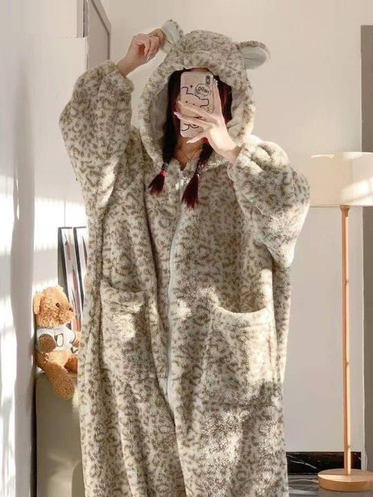 Leopard%20Hooded%20Pajamas%20Animal%20Kigurumi%20Unicorn%20Adult%20Onesies%20for%20Women%20Winter%20Sleepwear%20Flannel%20Pochets%20Overall%20Sets%20Slippers%20-%20Image%205