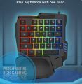 ONE HAND PUBG/FREEFIRE RGB Gaming Keyboard.