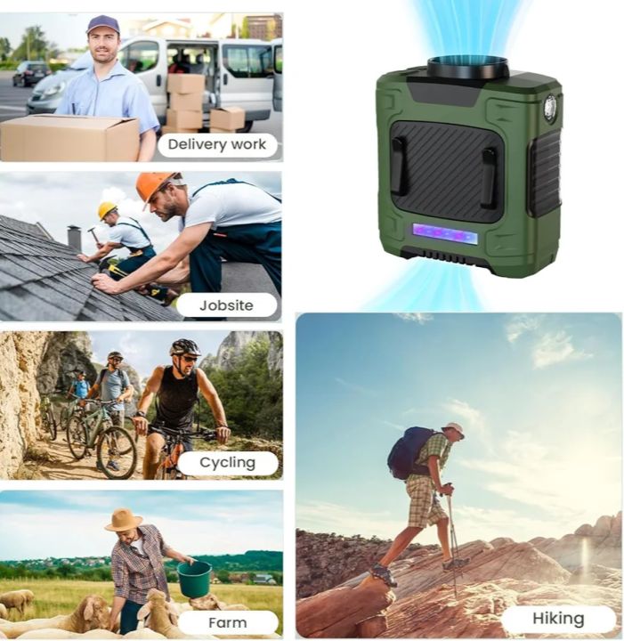 LUMERA%20-%20Waist%20Clip%20Fan%20FS-30%20%7C%20Portable%20Rechargeable%20Mini%20Fan%20with%20Dual%20Clip%20%7C%2010000mAh%20%7C16000%20RPM%20-%20Image%202