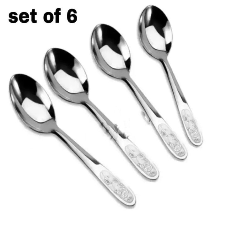 Dinner Spoon (Sets Of 6) Stainless Steel Heavy Duty Dinner Spoon