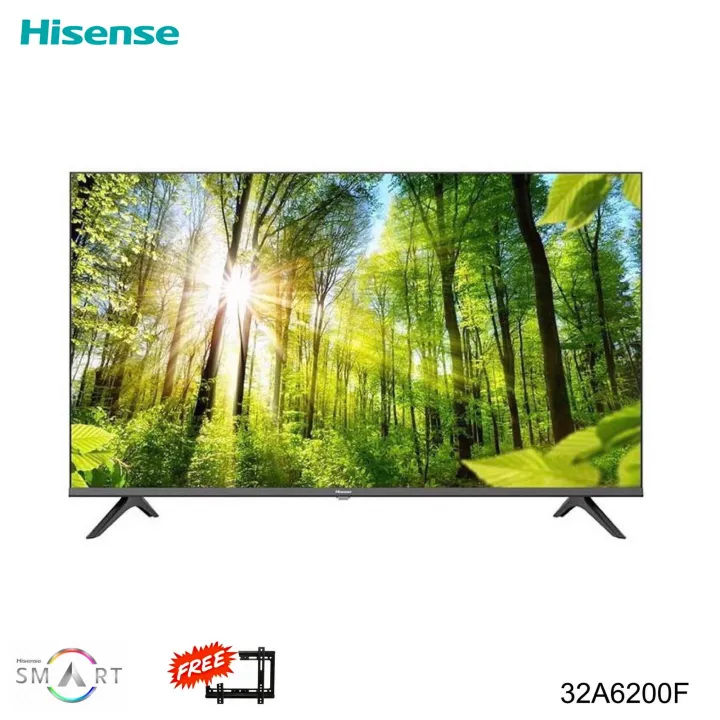HISENSE 32A6200F 32" Google Android Smart Tv With Bazel Less Design & Voice Command Remote