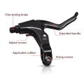 1pair Aluminum Alloy Bicycle Brake Levers Ultralight 22.2mm Handlebar Compatible V-Brake Universal Cycling Handle. 