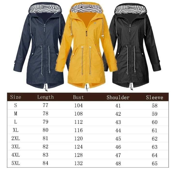Womens%20Waterproof%20Raincoat%20Casual%20Basic%20Outdoors%20Trench%20Lightweight%20Drawstring%20Jackets%20Hiking%20Clothes%20for%20Women%20-%20Image%206