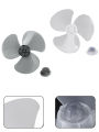12 Inch 3 Leaves Fan Blades Household Clear Plastic Fan Blade Replacement For Pedestal Fan Stand Fan Table Fan Accessories. 