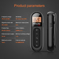 [Mini Portable FM Radio] Rechargeable Mini Portable FM Radio with Clip - Suitable for Meetings, Tours- Comes with Earphones. 