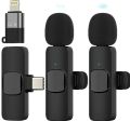 K9 Dual Wireless Collar Clip & K8 Collar Clip Professional	
Microphone for Live, Video, Sound Recording -  "'	
Type-C. 