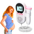 Home Doppler Fetal Heart Rate Monitor Baby Pregnancy Heartbeat Detector LCD Backlight No Radiation Stethoscope Pulse Meter 3MHz. 