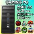 AMD A8 Gaming Pc . 8GB Ram DDR4 . 500GB HDD . 2GB Gaming GPU Pre Games Installed. 