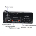 AK35/AK45 800W Home Power Amplifier 2 Channel Bluetooth 5.0 Mini Hifi Digital Stereo Sound Amplifier Support FM USB SD Mic input. 