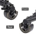 Front and Rear Portal Axle Brass Knuckle Cover Weights for 1/10 RC Crawler Vanquish VS4-10 Phoenix F10 Chassis Upgrade.