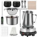 DIY Handmade Candle Craft Tools Kit with Wax Melting Hot Plate, Candle Making Supplies Accessories, Soy Wax Candle Making Kit. 