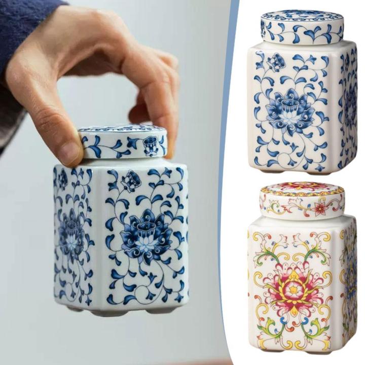 Kitchen%20Seasoning%20Ceramic%20Tea%20Pot%20Traditional%20Chinese%20with%20Lid%20Airtight%20Food%20Storage%20Containers%20Reusable%20Pantry%20Organization%20-%20Image%202
