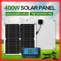 400W Flexible Solar Panel 12V Battery Charger Dual USB With 10A-60A Controller Solar Cells Power Bank for Phone Car Yacht RV.