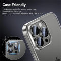 Metal Camera Lens Protector for iPhone 15 14 13 12 11 Pro Max 14 15 Plus 13 12 Mini Camera Lens Glass for iPhone 14 15 Pro Max. 