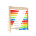 Wooden Counting Toy Abacus Montessori Education Math Toy Children Rainbow Counting Beads Addition Subtraction Operation Learning. 