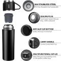 500ML Portable 304 Stainless Steel Vacuum Insulated Bottle Gift Set Office Business Style Coffee Mug Thermos Bottle Travel Mugs. 