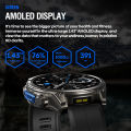 New Zeblaze VIBE 8 AMOLED Display Built-in Flashlight Smartwatch Sapphire Lens Make/Receive Calls HR/BP Monitoring Smart Watch.