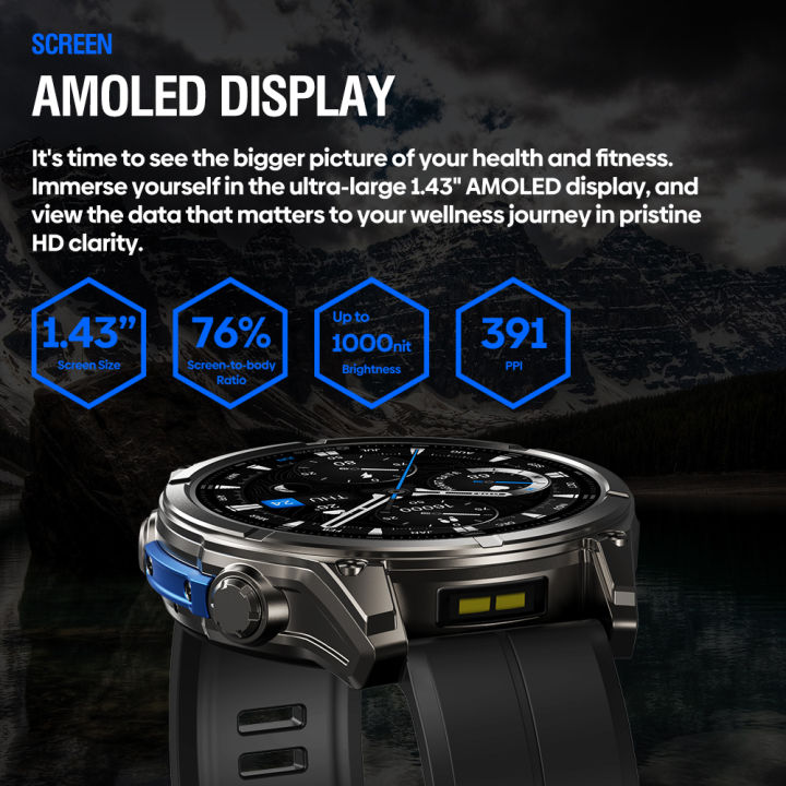 New%20Zeblaze%20VIBE%208%20AMOLED%20Display%20Built-in%20Flashlight%20Smartwatch%20Sapphire%20Lens%20Make/Receive%20Calls%20HR/BP%20Monitoring%20Smart%20Watch%20-%20Image%202