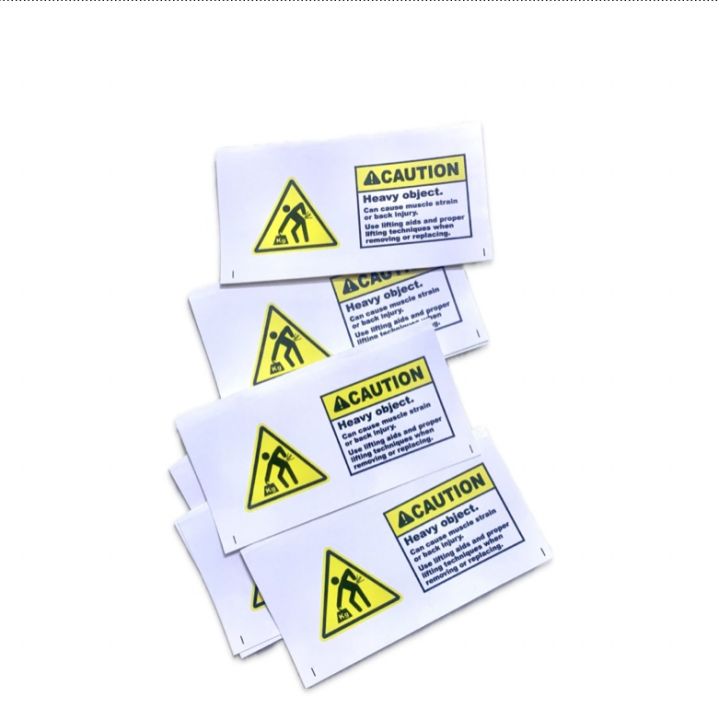 Caution Heavy Object Label Sticker | pack of 20 | Qeemti store