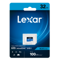 Lexar 32GB Micro SDHC 633x (10 MB/s). 