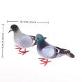 New Artificial Birds Simulation Grey Pigeon Dove Model Imitation Animal Party Wedding Supply Photography Props Home Decoration. 