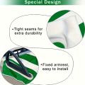 Golf Cart Seat Covers, Blue Anti-hot Golf Cart Seat Towel Blanket with Holes Fits Most EZGO, 100% Microfiber,.