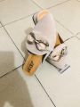 Ladies Pamp Design Gorgeous Party Scandals- Women's Elite Quality Velvet Meterials Flat Heel Shoes - Girls Shoes for Party Wear. 