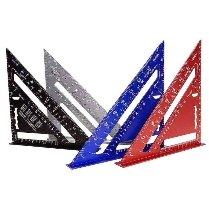 New%207Inch%20Triangle%20Ruler%20Measurement%20Tool%20Aluminium%20Alloy%20Carpenter%20Tools%20Inch%20Metric%20Angle%20Ruler%20Speed%20Square%20Woodworking%20Tools%20-%20Image%205