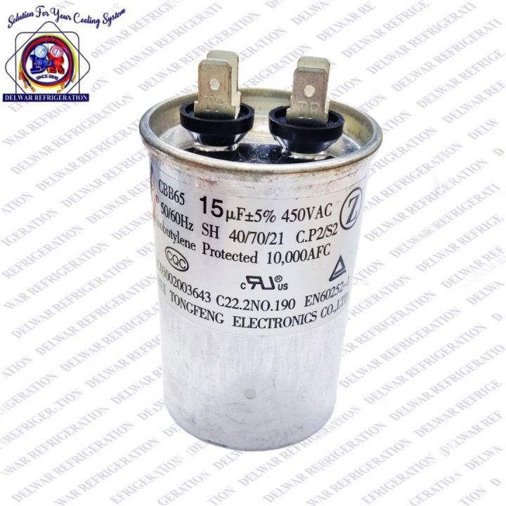 air%20conditioner%20outdoor%20fan%20motor%20capacitor%2015uf%20%20450VAC%2050/60Hz%20-%20Image%202