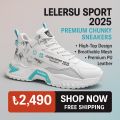 LELERSU SPORT 2025 Premium Chunky Sneakers – Fashionable High-Top Casual Shoes for Men & Women. 