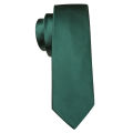 Dark Green Silk Solid Men Ties With Pocket Square Cufflinks Set Elegant Woven High Quality Suit Necktie Wedding Party Barry.Wang. 
