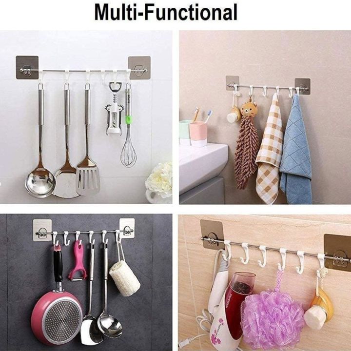 Wall Mounted Multi-Funtional Kitchen Accessories Organaizer Hook